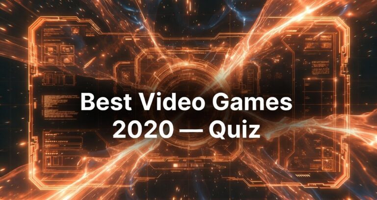 Best Video Games of 2020 — 32-Game Quiz