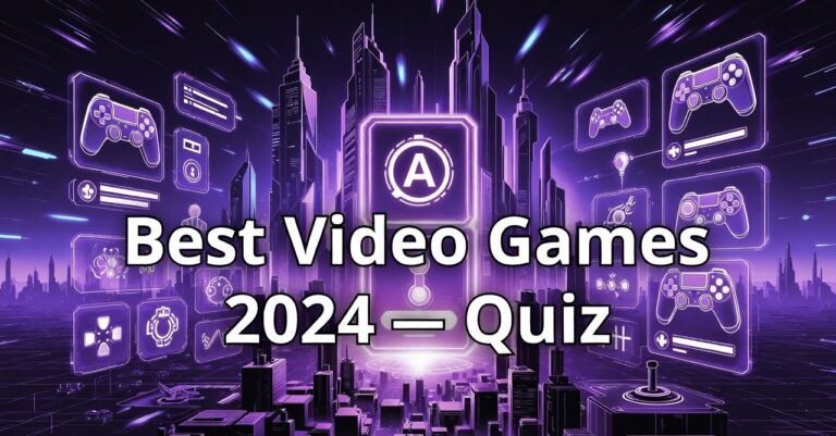 Best Video Games of 2024 — 32-Game Quiz