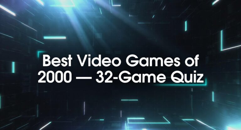 Best Video Games of 2000 — 32-Game Quiz 6 Best Video Games of 2000 — 32-Game Quiz