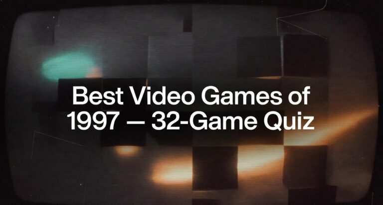 Best Video Games of 1997 — 32-Game Quiz 3 Best Video Games of 1997 — 32-Game Quiz
