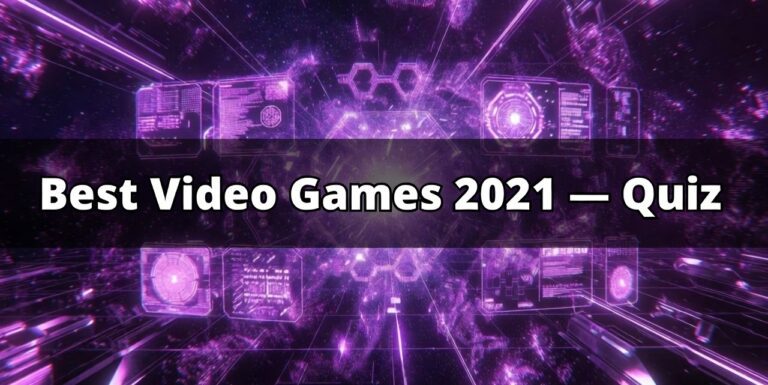 Best Video Games of 2021 — 32-Game Quiz