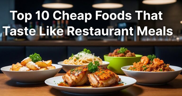 Top 10 Cheap Foods That Taste Like Restaurant Meals (2025-2026 Edition)