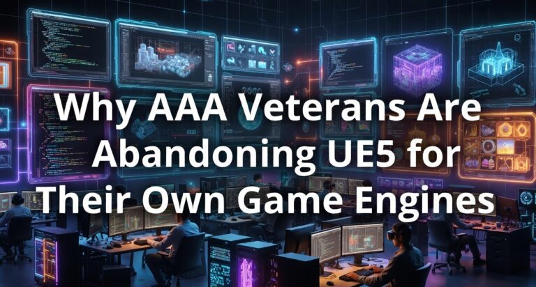 Why AAA Veterans Are Abandoning Unreal Engine 5 for Their Own Game Engines