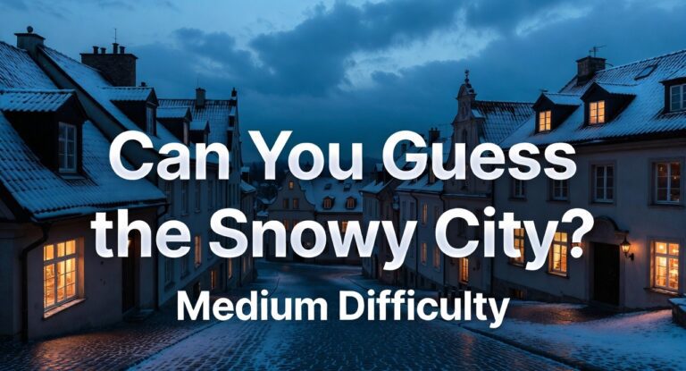 Can You Guess the Snowy City? (Medium Quiz) 6 Can You Guess the Snowy City? (Medium Quiz)