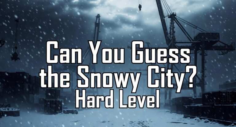 Can You Guess the Snowy City? (Hard Quiz) 5 Can You Guess the Snowy City? (Hard Quiz)