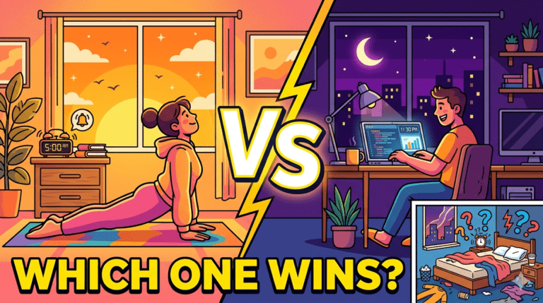 Morning Routine vs Night Routine vs No Routine: Which One Actually Changes Your Day?