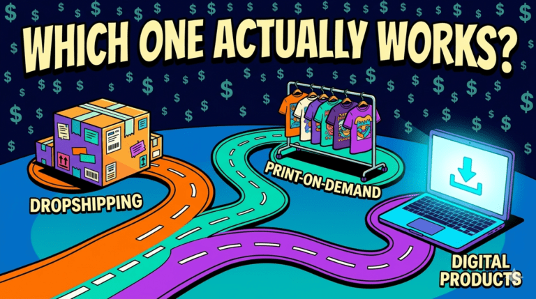 Dropshipping vs Print-on-Demand vs Digital Products: Which Business Model Actually Works in 2026? 2 Dropshipping vs Print-on-Demand vs Digital Products: Which Business Model Actually Works in 2026?
