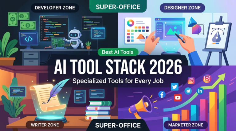 Best AI Tools for Each Job Type in 2026: Developer vs Designer vs Writer vs Marketer