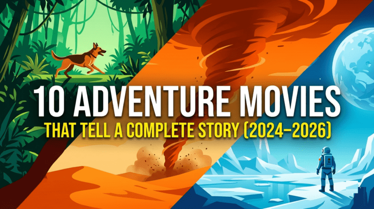 10 Adventure Movies (2024–2026) That Tell a Complete Story — No Sequels Needed