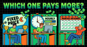 Upwork Fixed Price vs Hourly vs Retainer: Which Contract Model Pays Freelancers More?