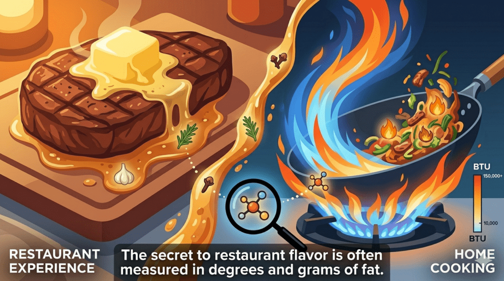 Why Restaurant Food Always Tastes Better (The Science Explained)